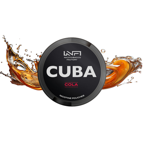 SNUSURI - Cuba Black Cola – Gust clasic de cola, 20 plicuri, 20 mg/plic