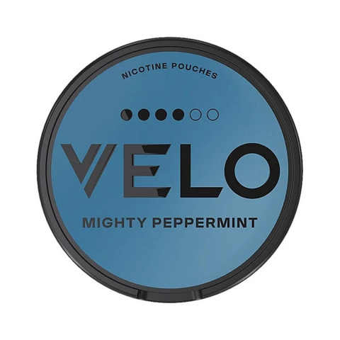 SNUSURI - Pouch Nicotină Snus Velo Mighty Peppermint 15.6mg/g (10.9mg/pouch)