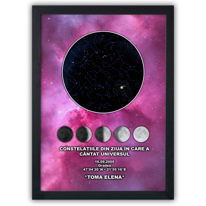 Harta cerului personalizata – decor si cadou unic [4]