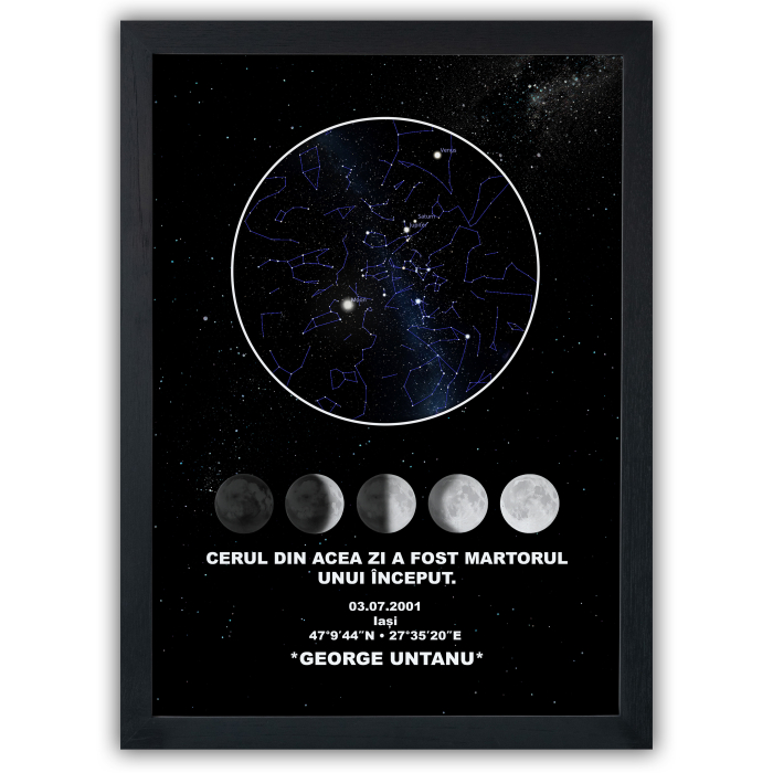 Harta cerului personalizata – decor si cadou unic [3]