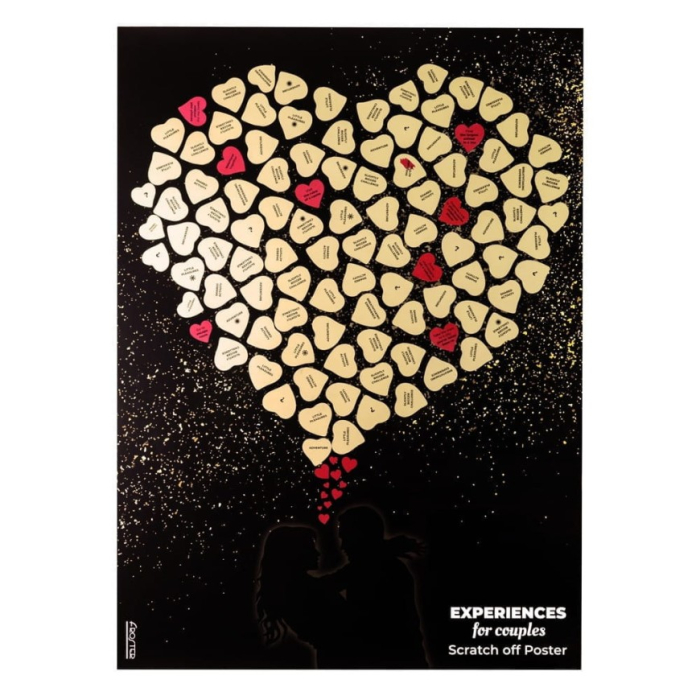 Harta Iubirii - Poster Răzuibil "100 de Aventuri în Doi" [4]