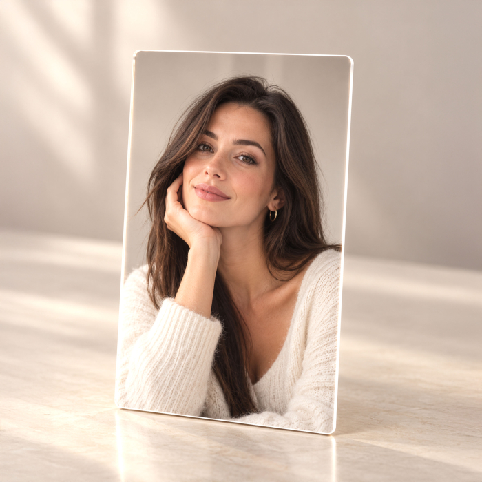 Lampă LED Personalizată cu Poza Ta 14.5x19.5 cm [4]