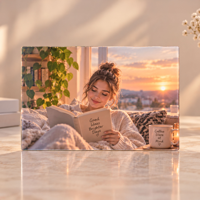Lampă LED Personalizată cu Poza Ta 20.3x15.3 cm [4]