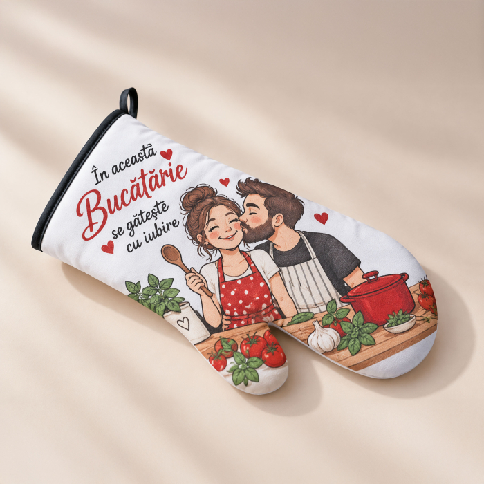Mănușă de Bucătărie Termorezistentă Personalizată cu Poza Ta [2]
