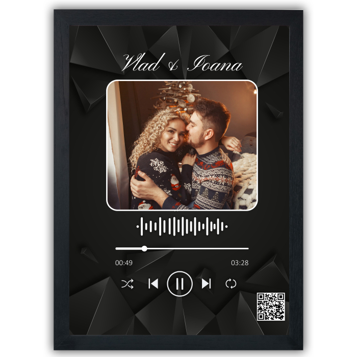 Tablou Muzical Cod QR – Model Personalizat [3]