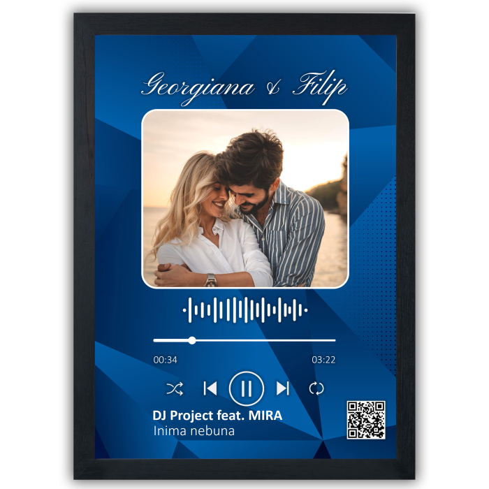 Tablou Muzical Cod QR – Model Personalizat [2]
