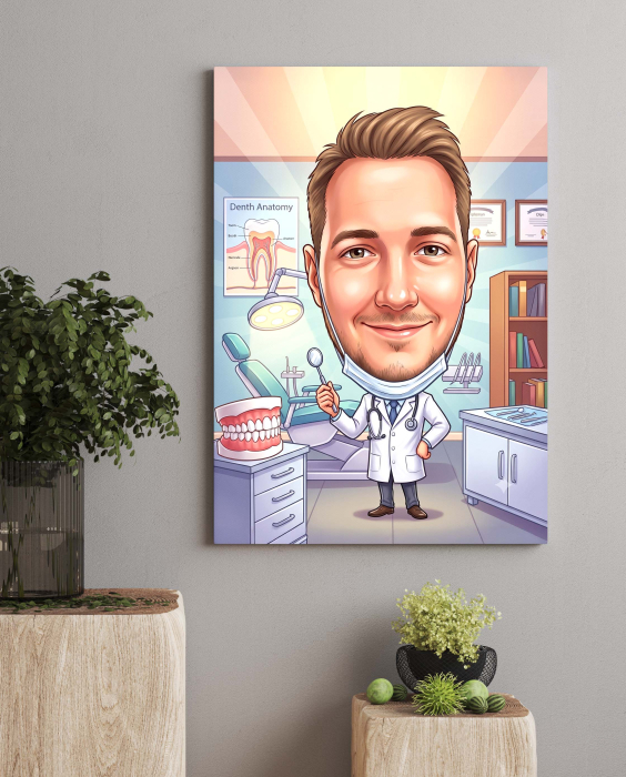 Tablou Canvas Caricatura Personalizata Dupa Poza [4]