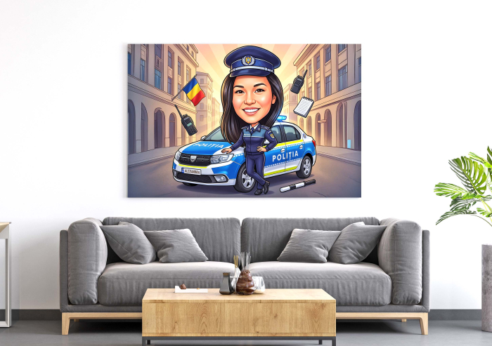 Tablou Canvas Caricatura Personalizata Dupa Poza [3]