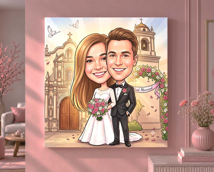 Tablou Canvas Caricatura Personalizata Dupa Poza [2]