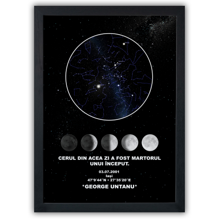 Harta cerului personalizata – decor si cadou unic [2]