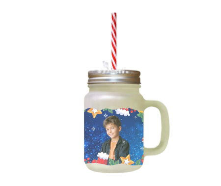 Cadouri Personalizate - Cană Personalizată cu Pai