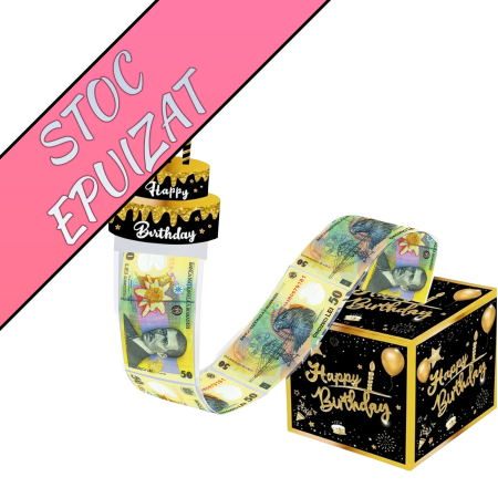 Cadouri Speciale - Cutie Happy Birthday – Supriză cu Bani