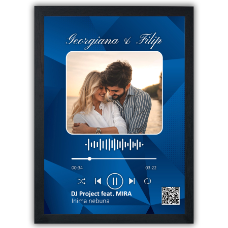 Tablou Muzical Cod QR – Model Personalizat [1]