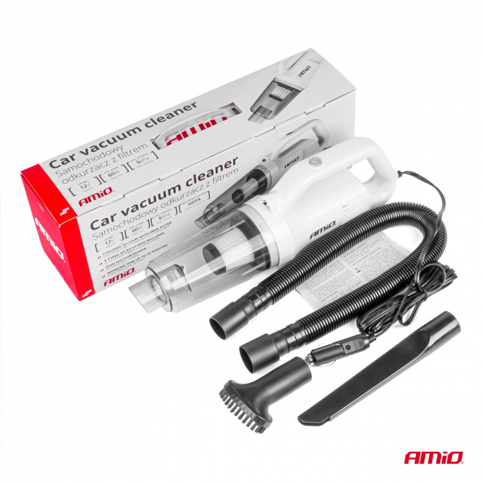Aspirator Auto PREMIUM, fara sac, cu filtru HEPA, alimentare 12V, putere 60W, vacuum 5kPa [9]