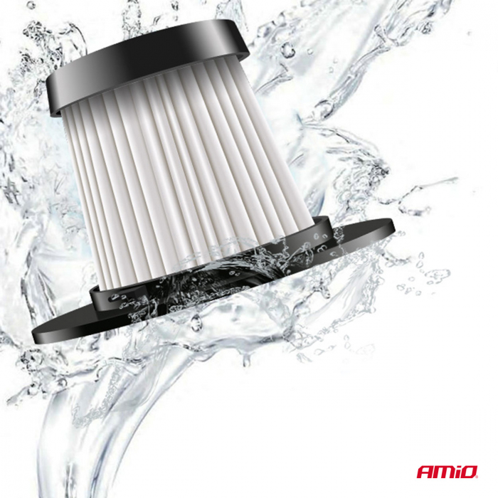 Aspirator Auto PREMIUM, fara sac, cu filtru HEPA, alimentare 12V, putere 60W, vacuum 5kPa [7]