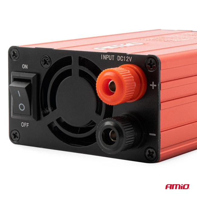 Convertor de tensiune 12V -> 220V, 300W/600W, 2 x USB 5V [4]