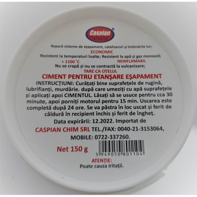 Pasta de lipit esapament rezistenta la temperaturi inalte,150g, temperatura +1100°C [2]