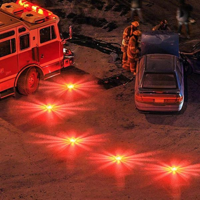 Lampa LED de urgenta pentru siguranta rutiera cu baza magnetica si functie de lanterna [8]
