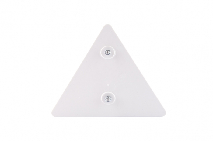 Set 2 triunghiuri de avertizare reflectorizante pentru remorci, culoare rosie, dimensiune 15 x 15 cm [3]