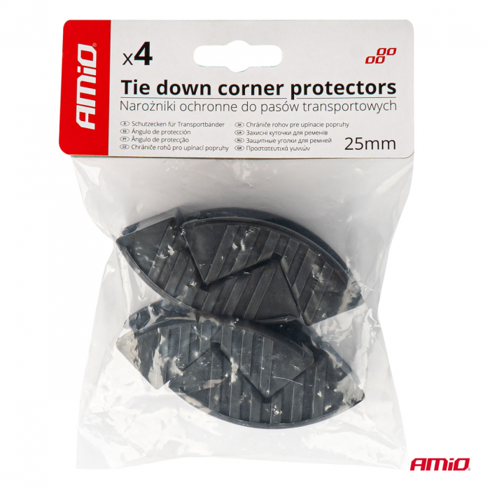 Set 4 x Coltare de protectie pentru curele de asigurare marfa de 25mm [4]