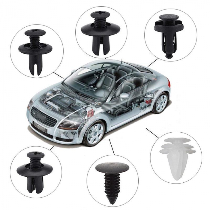 Set cleme - clipsuri reconditionare auto, 100 piese, diferite modele [3]