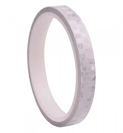 2 x Sticker Reflectorizant "OUTLINE DECO", culoare ARGINTIU, dimensiune 1cm x 8m [1]