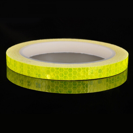 2 x Sticker Reflectorizant "OUTLINE DECO", culoare GALBEN, dimensiune 1cm x 8m [3]