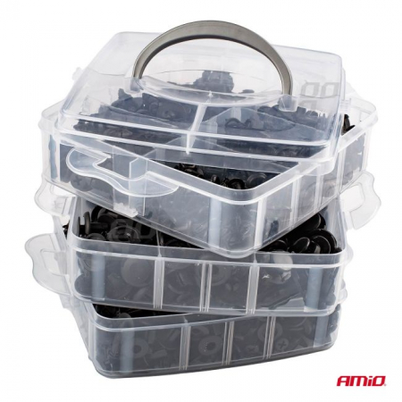 Set cleme - clipsuri reconditionare auto, 620 piese, diferite modele [1]