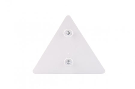 Set 2 triunghiuri de avertizare reflectorizante pentru remorci, culoare rosie, dimensiune 15 x 15 cm [2]