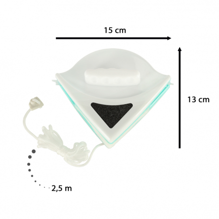 Unealta de spalat geamuri pe ambele fete, cu magnet, lavete si snur de siguranta [6]