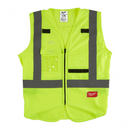 Echipamente de protectie a muncii - Vesta reflectorizanta HIGH-VISIBILITY Galbena