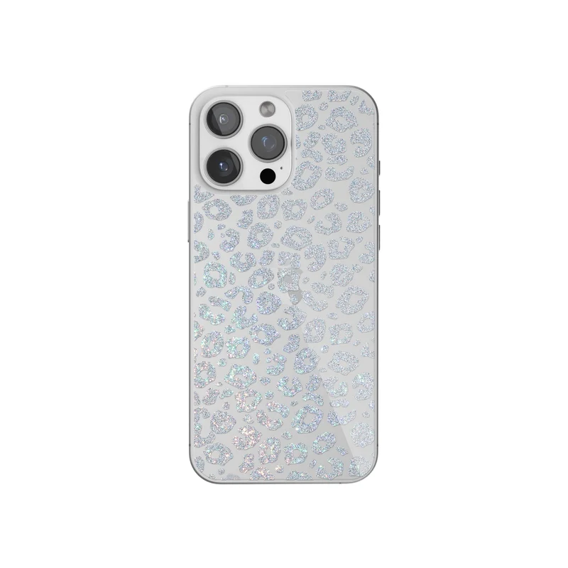 Back Skin Holografic Leopard Silver [2]