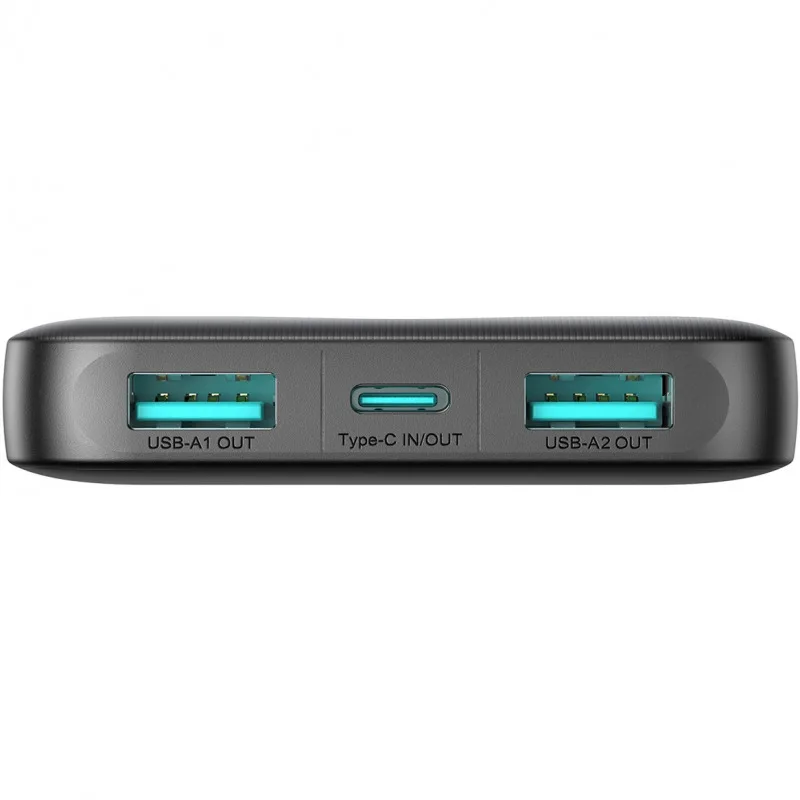 Baterie Externa Joyroom JR-PBF12, 10000mAh, 12W, 1 x USB-C - 2 x USB-A, Neagra [5]