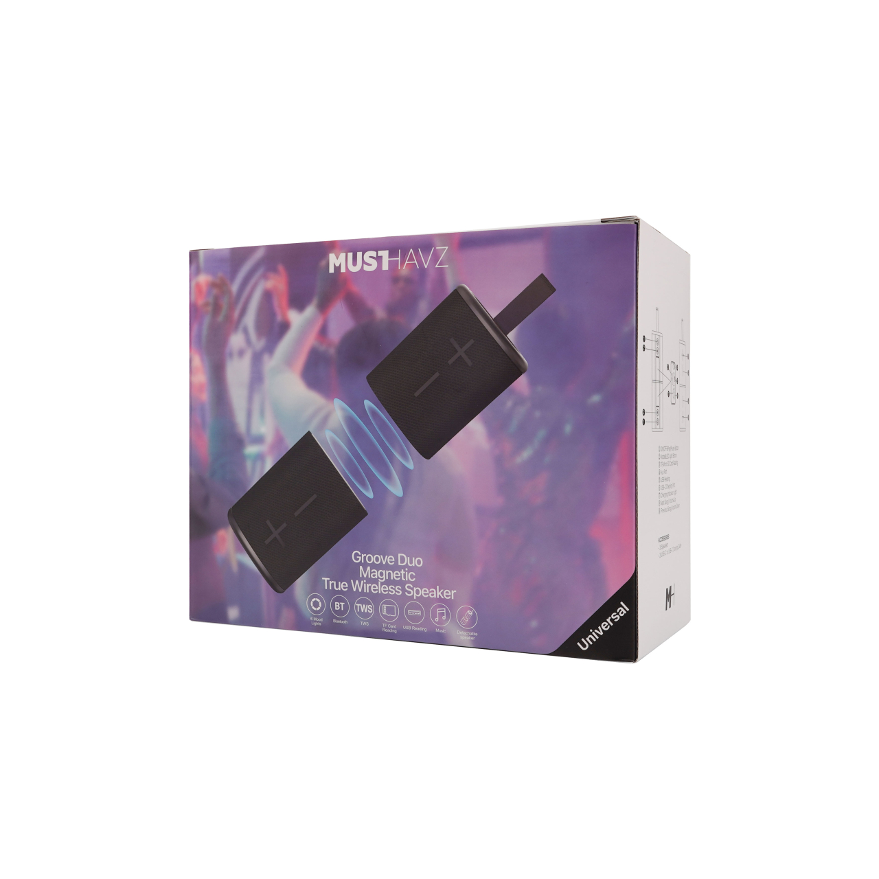 Boxa Portabila Musthavz Groove Duo True Wireless [4]
