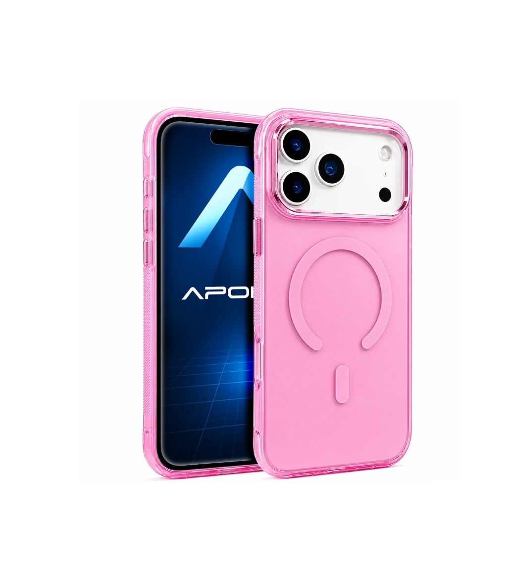 Husă TagOne Pentru Iphone Mată cu Colțuri Ranforsate și Cameră de Aer, Roz [1]