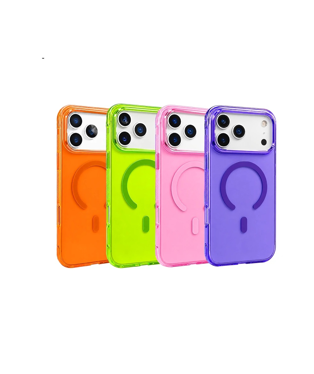 Husă Pentru Iphone Mată cu Colțuri Ranforsate și Cameră de Aer Portocaliu [2]
