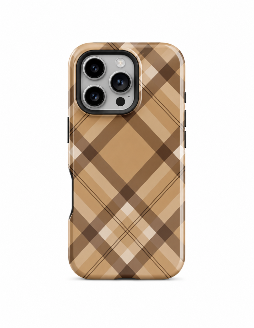 Husa Telefon TagOne Double Armor Magsafe Caramel Check [1]