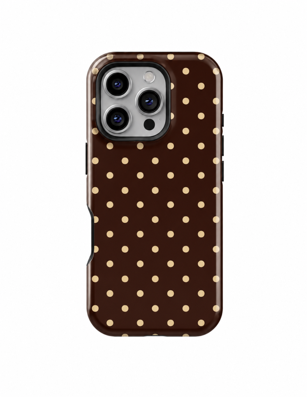 Husa TagOne Double Armor Pentru Iphone Magsafe Polka Espresso [1]