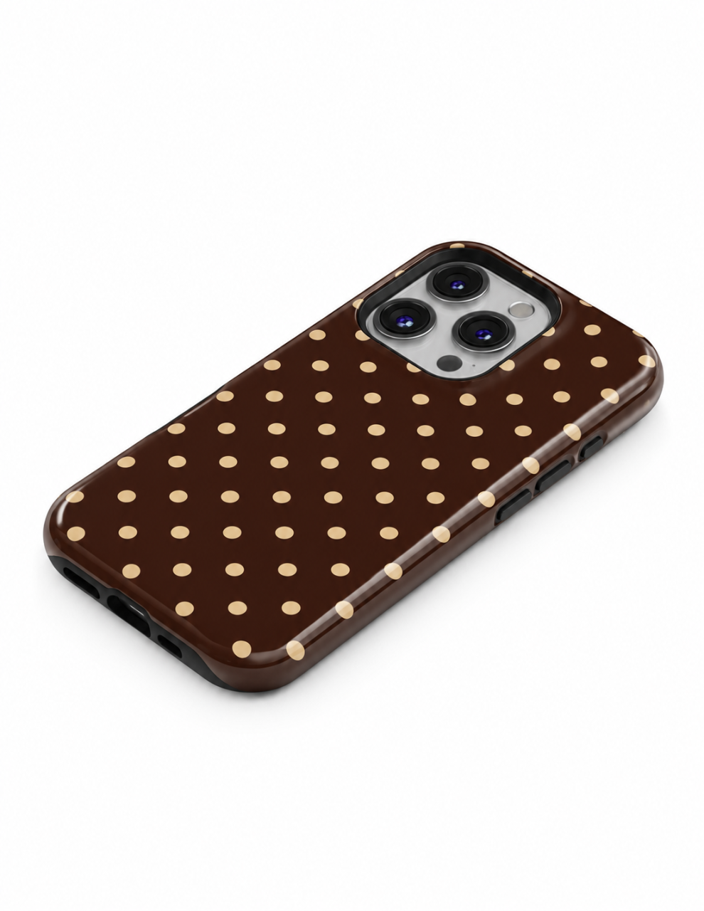 Husa TagOne Double Armor Pentru Iphone Magsafe Polka Espresso [2]