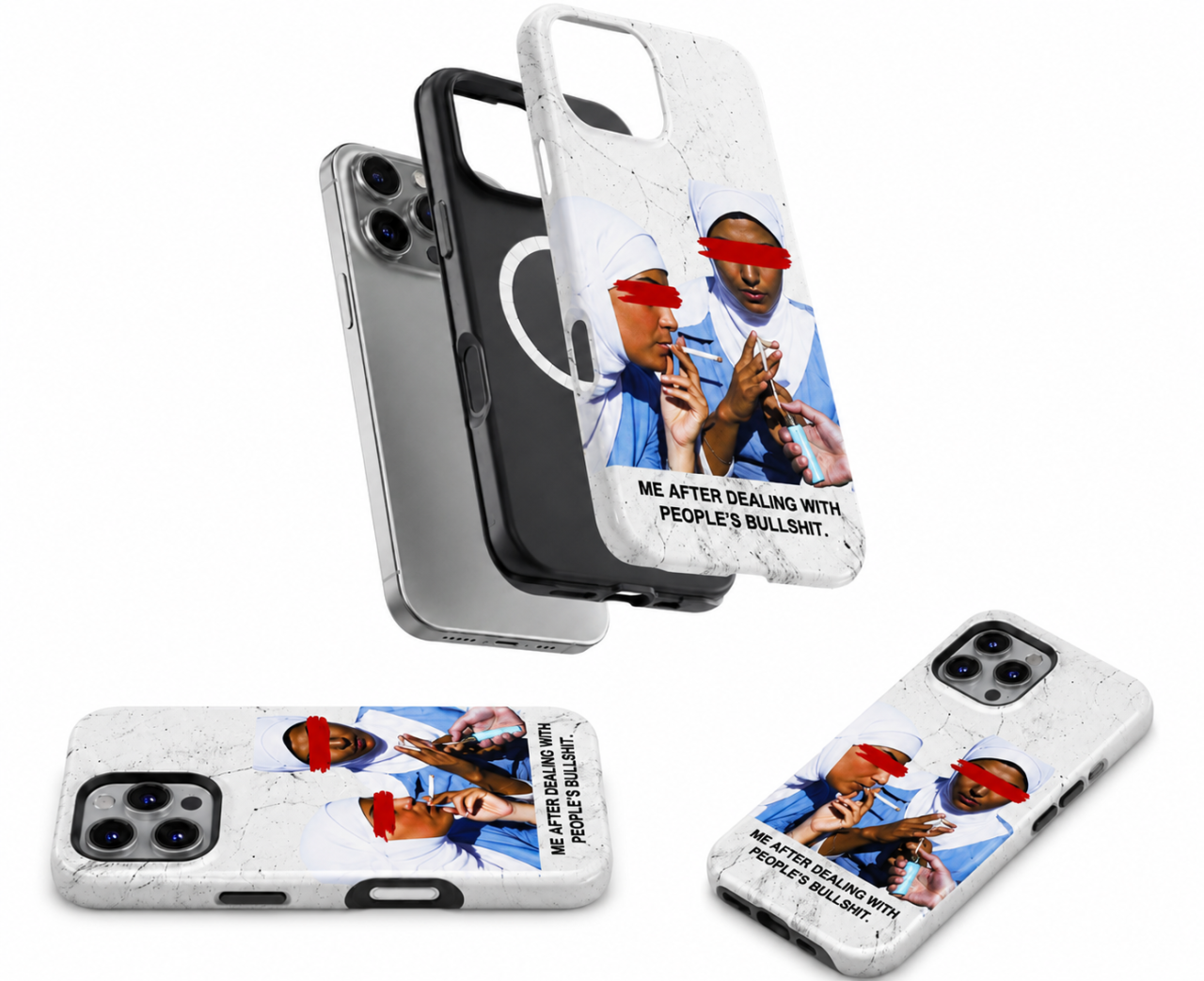 Husa TagOne Double Armor Pentru Iphone Magsafe No More Drama – Marble Edition [3]