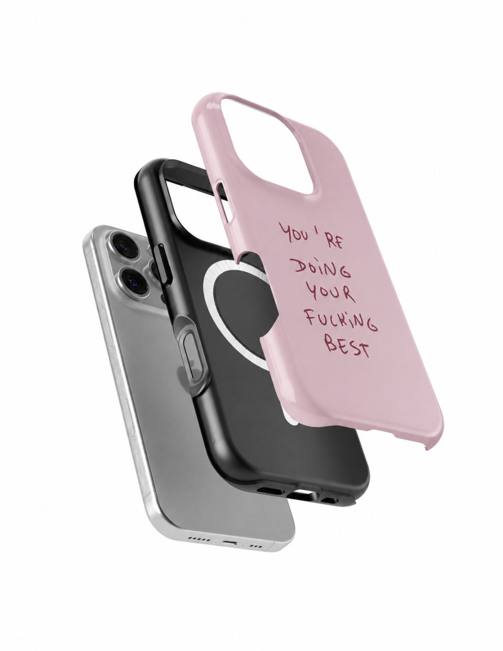 Husa TagOne Double Armor Pentru Iphone Magsafe Pink Reminder [4]