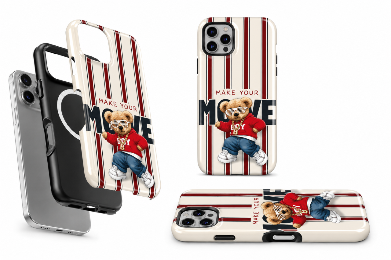 Husa TagOne Double Armor Pentru Iphone Magsafe Teddy – Make Your Move [2]