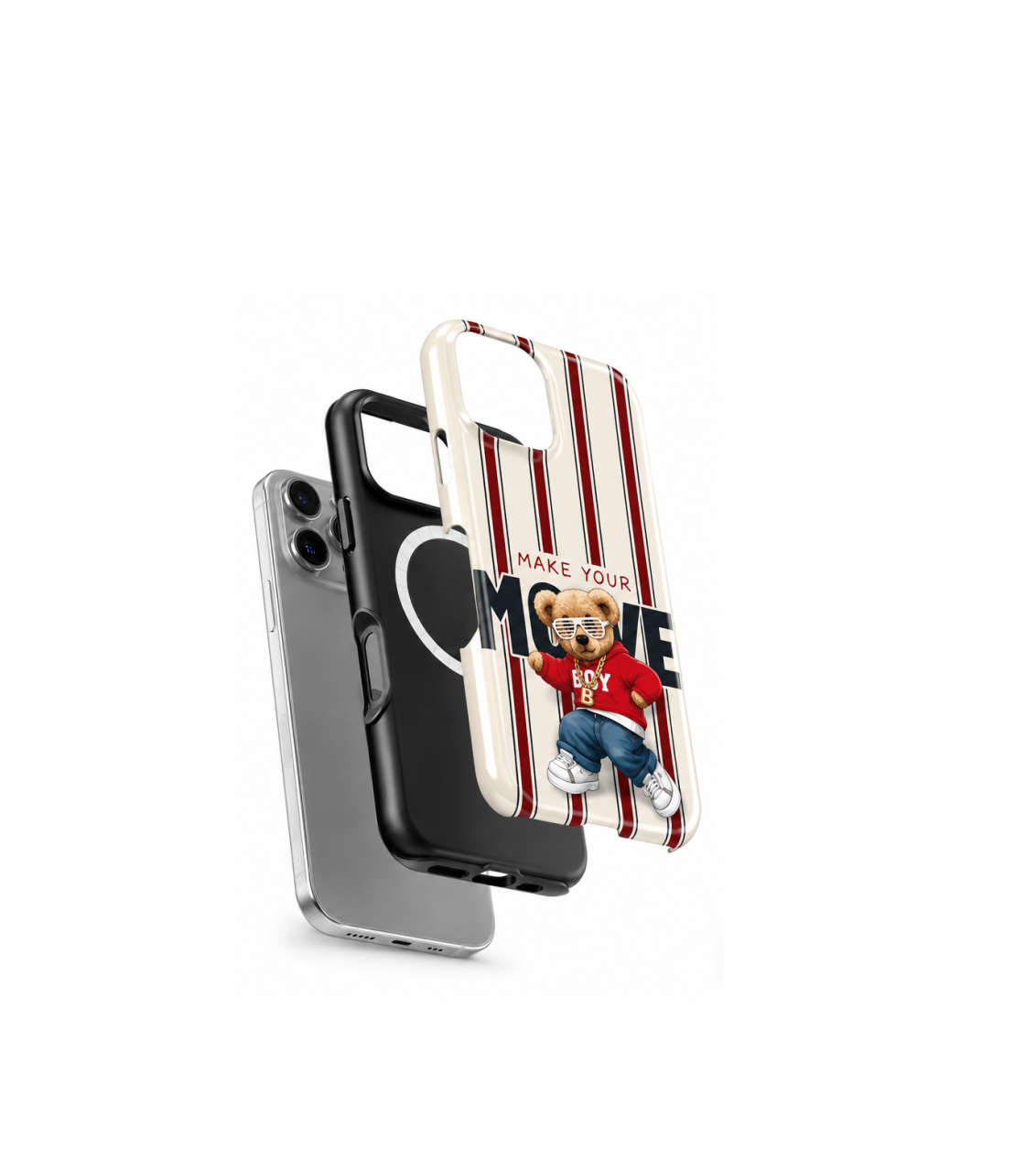 Husa TagOne Double Armor Pentru Iphone Magsafe Teddy – Make Your Move [3]