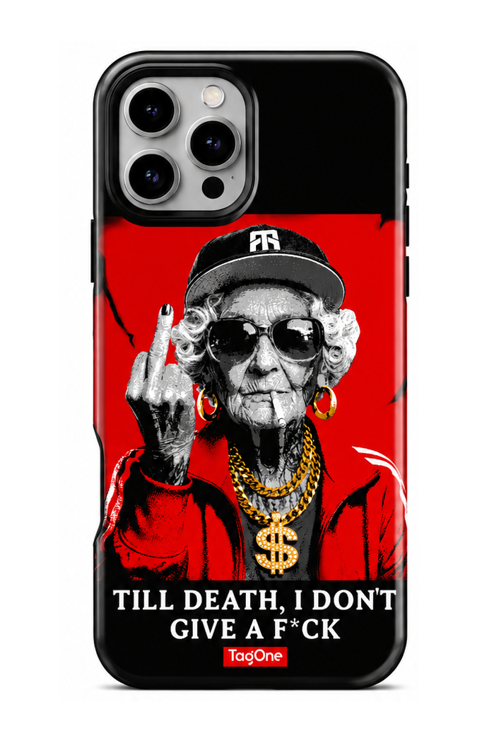 Husă Premium TagOne Till Death I Don't Give A F*ck – Design Rebel pentru Telefon [1]