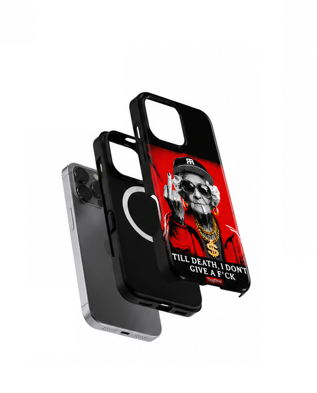 Husă Premium TagOne Till Death I Don't Give A F*ck – Design Rebel pentru Telefon [3]