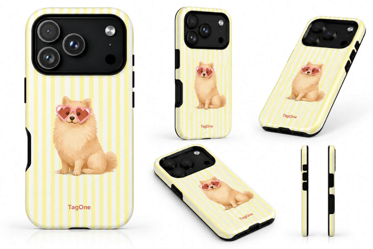 Husa Telefon TagOne Double Armor Magsafe Beaming Pomeranian [2]