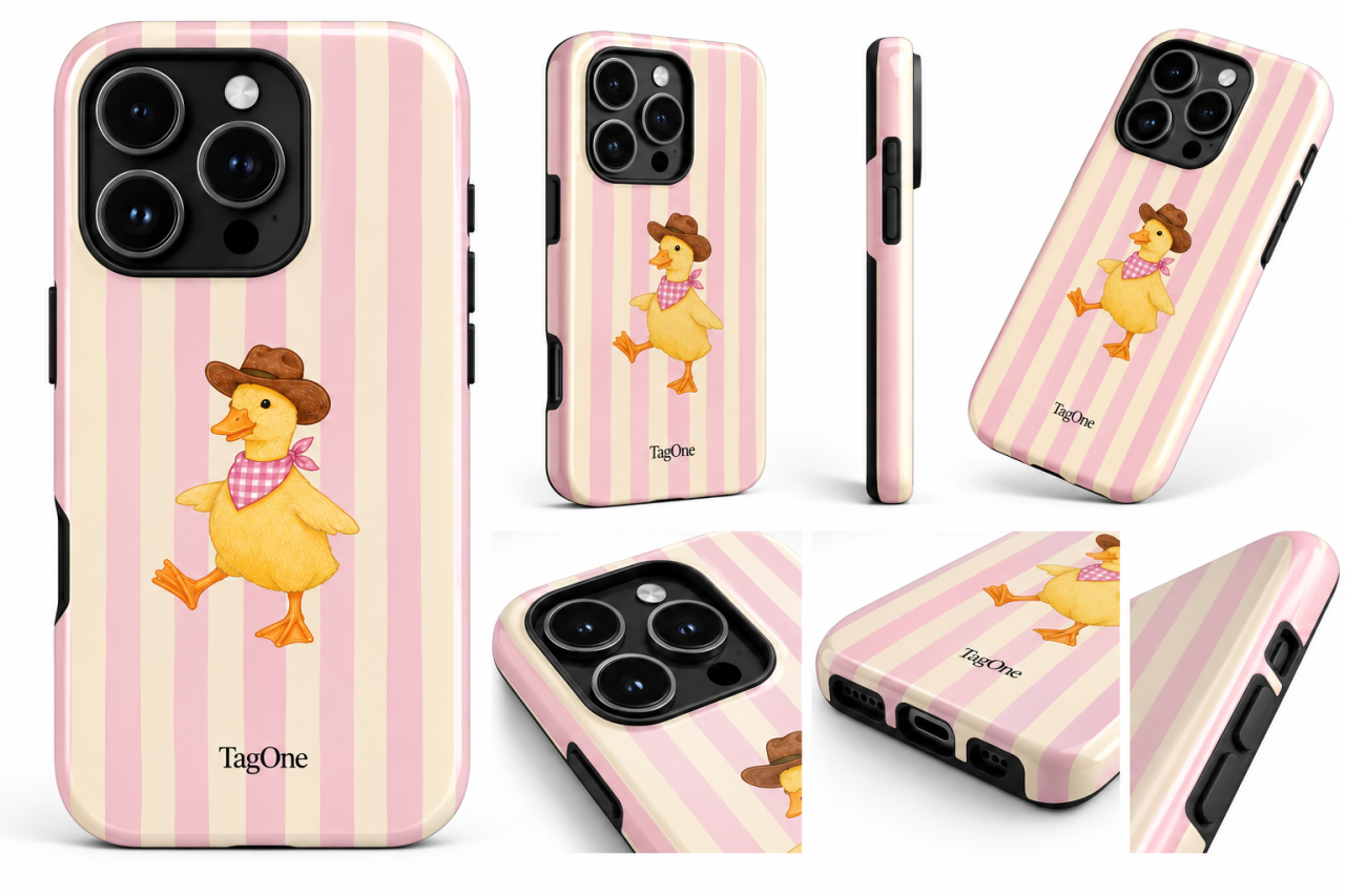Husa Telefon TagOne Double Armor Magsafe Pink Cowboy Duck [2]