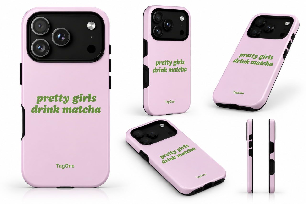 Husa Telefon TagOne Double Armor Magsafe Pretty Girls Drink Matcha [2]