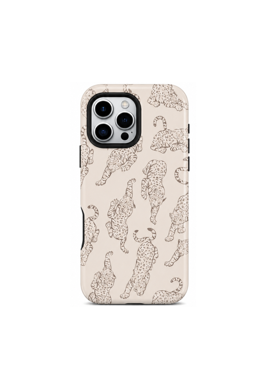 Husă Leopard Minimalist Beige | TagOne Wild Instinct | Husă Premium Telefon [1]