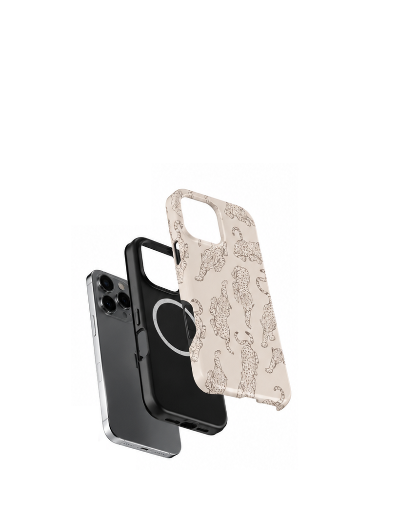 Husă Leopard Minimalist Beige | TagOne Wild Instinct | Husă Premium Telefon [3]